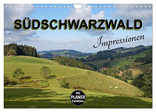 Südschwarzwald - Impressionen (Wandkalender 2025 DIN A4 quer), CALVENDO Monatskalender von CALVENDO