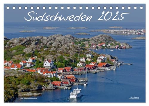 Südschweden (Tischkalender 2025 DIN A5 quer), CALVENDO Monatskalender von CALVENDO