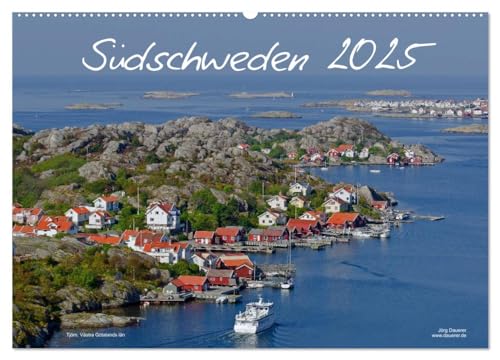 Südschweden (Wandkalender 2025 DIN A2 quer), CALVENDO Monatskalender von CALVENDO