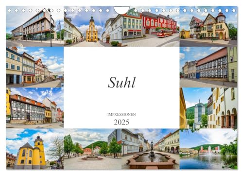 Suhl Impressionen (Wandkalender 2025 DIN A4 quer), CALVENDO Monatskalender von CALVENDO