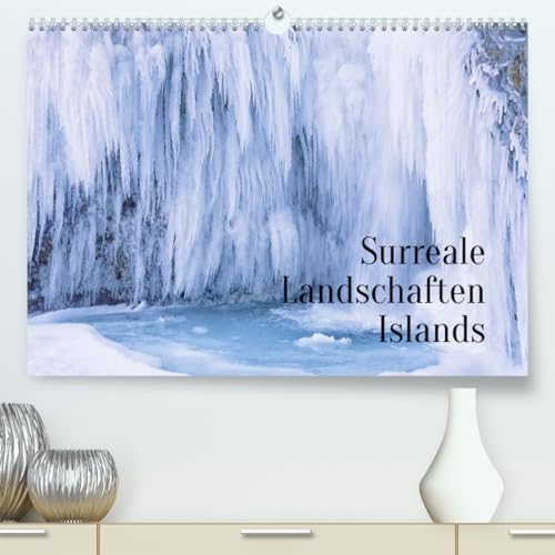 Surreale Landschaften Islands (hochwertiger Premium Wandkalender 2025 DIN A2 quer), Kunstdruck in Hochglanz von CALVENDO