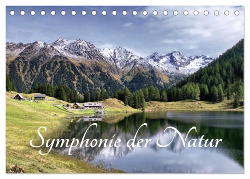 Symphonie der Natur (Tischkalender 2025 DIN A5 quer), CALVENDO Monatskalender: Naturpoesie, Geheimnisvolle Landschaften und ewige Schönheit (CALVENDO Natur)