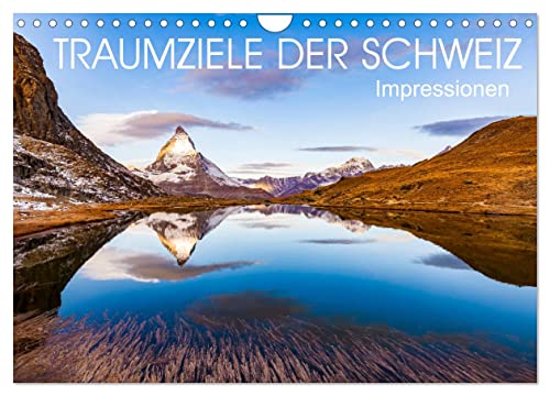 TRAUMZIELE DER SCHWEIZ Impressionen (Wandkalender 2025 DIN A4 quer), CALVENDO Monatskalender von CALVENDO