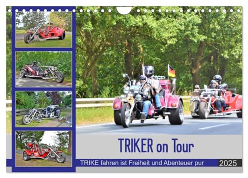 TRIKER on Tour (Wandkalender 2025 DIN A4 quer), CALVENDO Monatskalender von CALVENDO