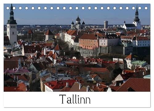 Tallinn (Tischkalender 2026 DIN A5 quer), CALVENDO Monatskalender: Bilder aus der historischen Altstadt von Tallinn (CALVENDO Orte) von Calvendo