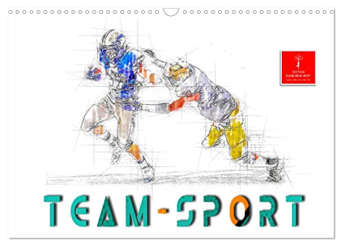 Team-Sport (Wandkalender 2025 DIN A3 quer), CALVENDO Monatskalender von CALVENDO
