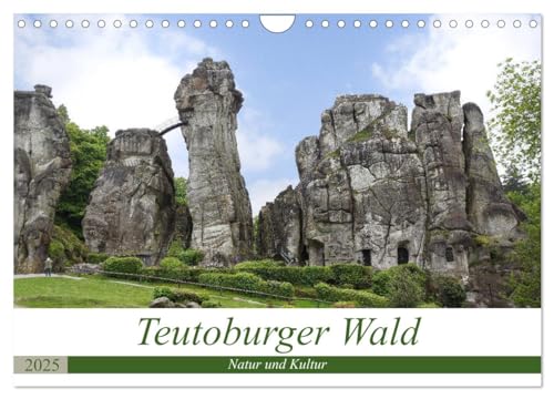 Teutoburger Wald - Natur und Kultur (Wandkalender 2025 DIN A4 quer), CALVENDO Monatskalender von CALVENDO