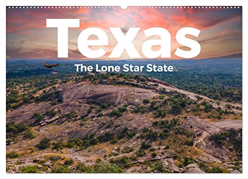 Texas - The Lone Star State (Wandkalender 2025 DIN A2 quer), CALVENDO Monatskalender von CALVENDO