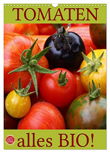 Tomaten - Alles BIO! (Wandkalender 2025 DIN A3 hoch), CALVENDO Monatskalender von CALVENDO