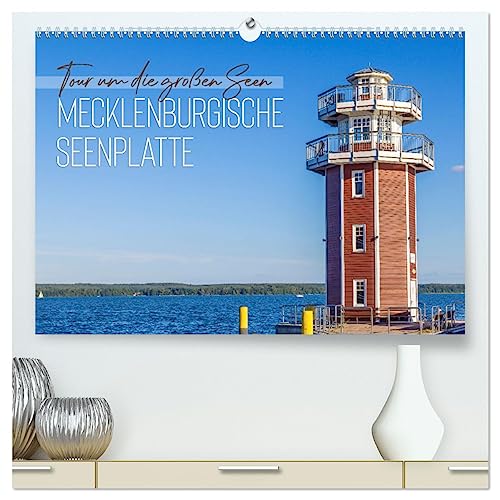 Tour um die großen Seen der Mecklenburgischen Seenplatte (hochwertiger Premium Wandkalender 2025 DIN A2 quer), Kunstdruck in Hochglanz von CALVENDO