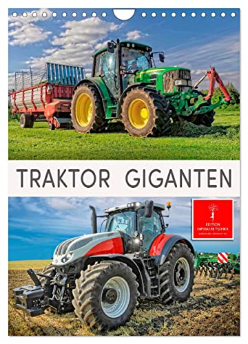 Traktor Giganten (Wandkalender 2025 DIN A4 hoch), CALVENDO Monatskalender von CALVENDO