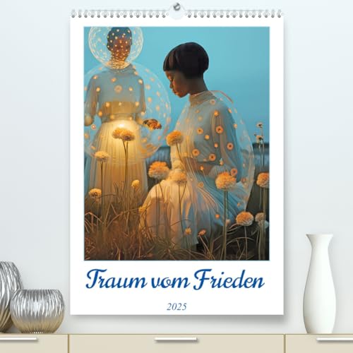 Traum vom Frieden (hochwertiger Premium Wandkalender 2025 DIN A2 hoch), Kunstdruck in Hochglanz von CALVENDO
