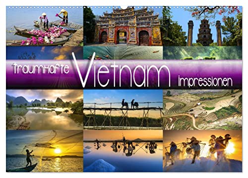 Traumhafte Vietnam Impressionen (Wandkalender 2025 DIN A2 quer), CALVENDO Monatskalender von CALVENDO
