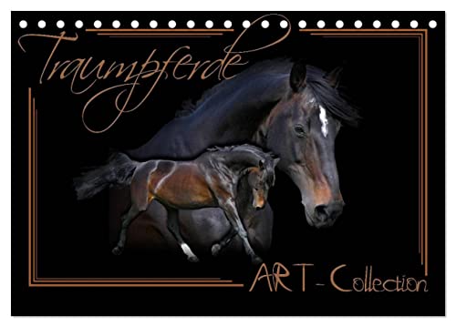 Traumpferde-ART-Collection (Tischkalender 2025 DIN A5 quer), CALVENDO Monatskalender von CALVENDO