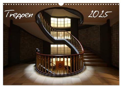 Treppen (Wandkalender 2025 DIN A3 quer), CALVENDO Monatskalender von CALVENDO