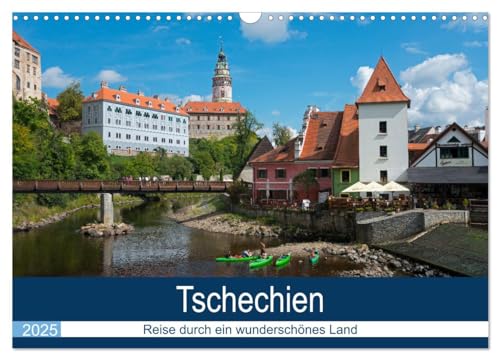 Tschechien - Eine Reise durch ein wunderschönes Land (Wandkalender 2025 DIN A3 quer), CALVENDO Monatskalender von CALVENDO