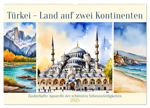 Türkei - Land auf zwei Kontinenten (Wandkalender 2025 DIN A2 quer), CALVENDO Monatskalender von CALVENDO