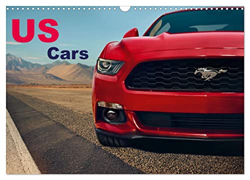 US Cars Kalender (Wandkalender 2025 DIN A3 quer), CALVENDO Monatskalender von CALVENDO