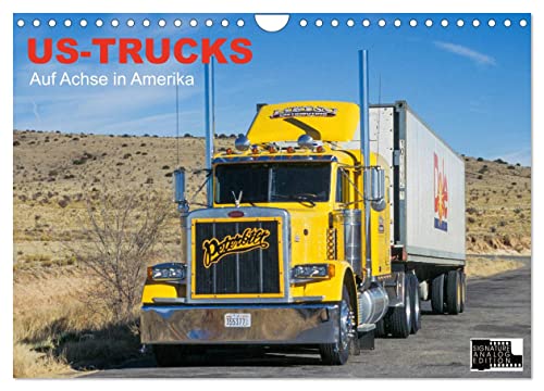 US-Trucks - Auf Achse in Amerika (Wandkalender 2025 DIN A4 quer), CALVENDO Monatskalender von CALVENDO