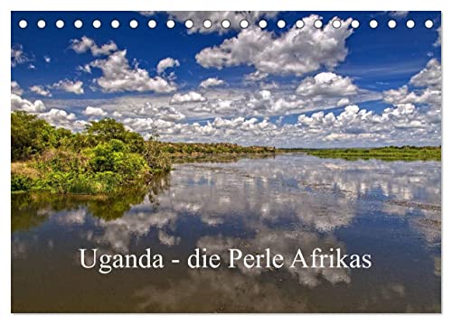 Uganda - die Perle Afrikas (Tischkalender 2025 DIN A5 quer), CALVENDO Monatskalender von CALVENDO