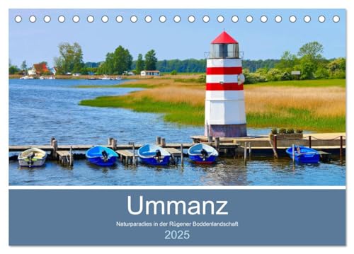 Ummanz - Naturparadies in der Rügener Boddenlandschaft (Tischkalender 2025 DIN A5 quer), CALVENDO Monatskalender von CALVENDO