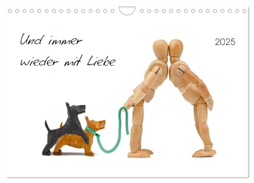 Und immer wieder mit Liebe (Wandkalender 2025 DIN A4 quer), CALVENDO Monatskalender von CALVENDO