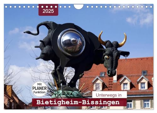 Unterwegs in Bietigheim-Bissingen (Wandkalender 2025 DIN A4 quer), CALVENDO Monatskalender von CALVENDO
