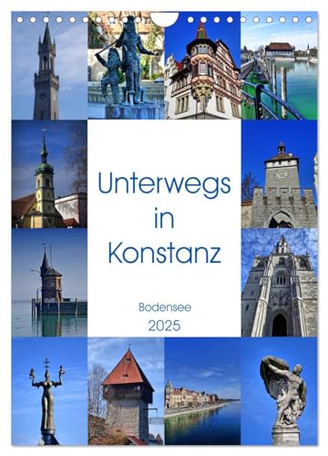 Unterwegs in Konstanz (Wandkalender 2025 DIN A4 hoch), CALVENDO Monatskalender von CALVENDO