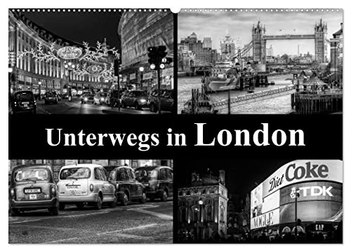 Unterwegs in London (Wandkalender 2025 DIN A2 quer), CALVENDO Monatskalender von CALVENDO