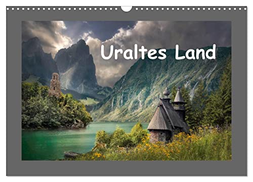 Uraltes Land (Wandkalender 2025 DIN A3 quer), CALVENDO Monatskalender: Fantasy - Landschaften (CALVENDO Natur) von Calvendo