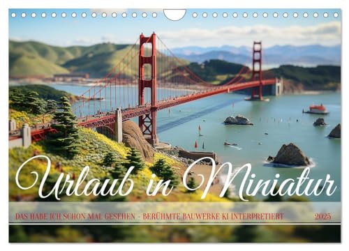 Urlaub in Miniatur (Wandkalender 2025 DIN A4 quer), CALVENDO Monatskalender von CALVENDO