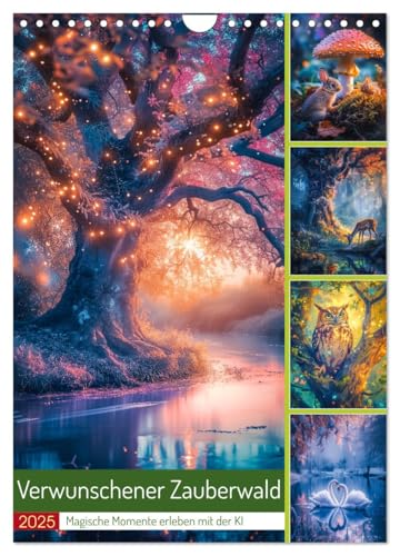 Verwunschener Zauberwald (Wandkalender 2025 DIN A4 hoch), CALVENDO Monatskalender