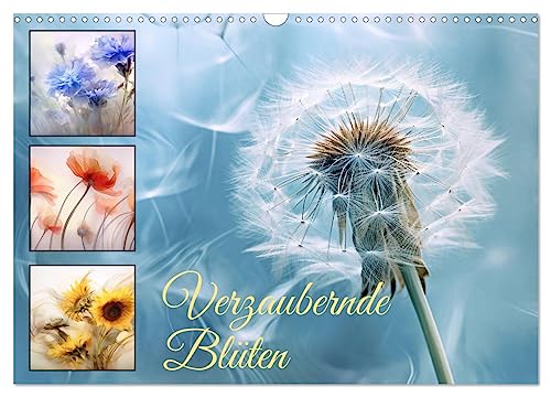 Verzaubernde Blüten (Wandkalender 2025 DIN A3 quer), CALVENDO Monatskalender von CALVENDO