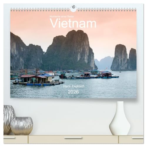 Vietnam - Momente einer Reise (hochwertiger Premium Wandkalender 2026 DIN A2 quer), Kunstdruck in Hochglanz von CALVENDO
