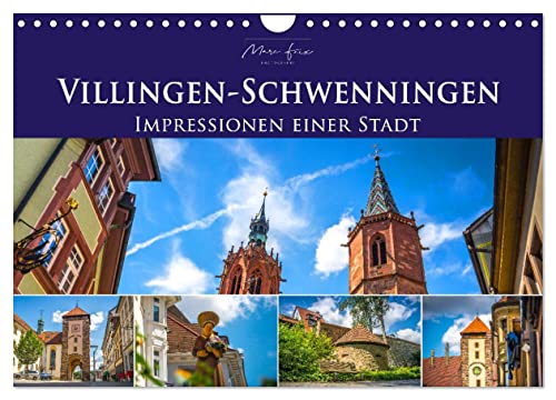 Villingen-Schwenningen - Impressionen einer Stadt (Wandkalender 2025 DIN A4 quer), CALVENDO Monatskalender von CALVENDO
