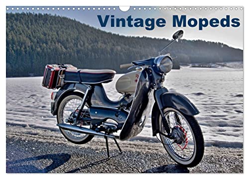 Vintage Mopeds (Wandkalender 2025 DIN A3 quer), CALVENDO Monatskalender von CALVENDO