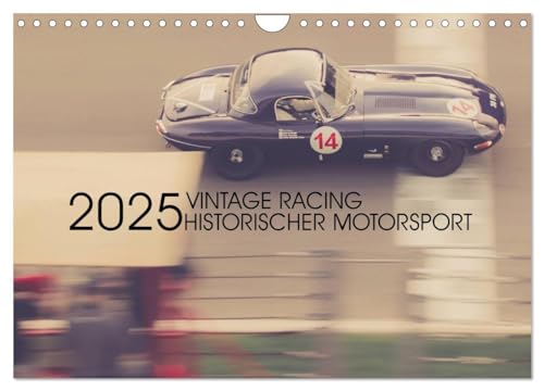 Vintage Racing, historischer Motorsport (Wandkalender 2025 DIN A4 quer), CALVENDO Monatskalender von CALVENDO