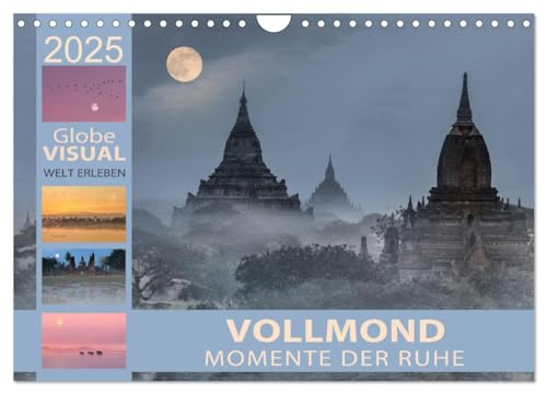 Vollmond - Momente der Ruhe (Wandkalender 2025 DIN A4 quer), CALVENDO Monatskalender von CALVENDO