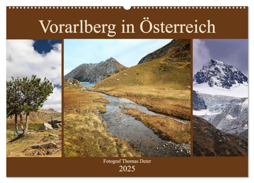 Vorarlberg in Österreich (Wandkalender 2025 DIN A2 quer), CALVENDO Monatskalender von CALVENDO