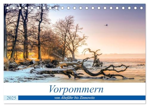 Vorpommern - von Altefähr bis Zinnowitz (Tischkalender 2025 DIN A5 quer), CALVENDO Monatskalender: Ein Kalender mit beeindruckenden Fotos aus Vorpommern. (CALVENDO Natur) von Calvendo