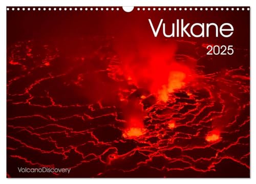 Vulkane 2025 (Wandkalender 2025 DIN A3 quer), CALVENDO Monatskalender von CALVENDO