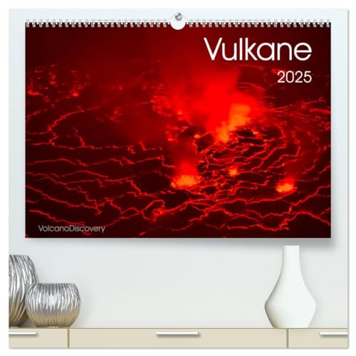 Vulkane 2025 (hochwertiger Premium Wandkalender 2025 DIN A2 quer), Kunstdruck in Hochglanz von CALVENDO