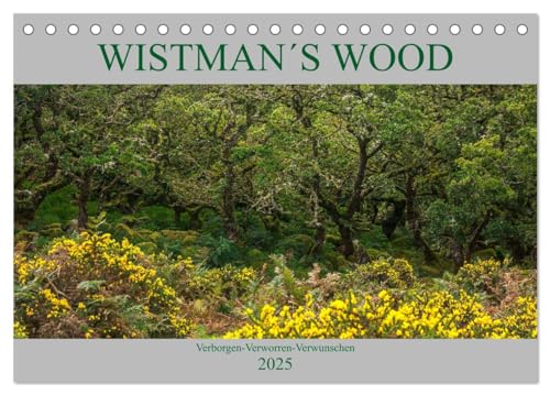 WISTMAN´S WOOD (Tischkalender 2025 DIN A5 quer), CALVENDO Monatskalender: Wistman's Wood - Zauberwald im Herzen des Dartmoor (CALVENDO Natur)
