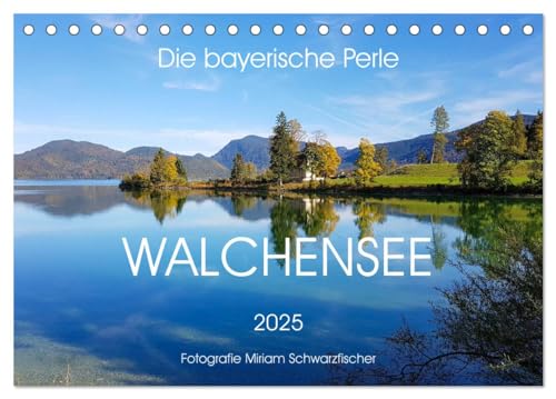 Walchensee (Tischkalender 2025 DIN A5 quer), CALVENDO Monatskalender von CALVENDO