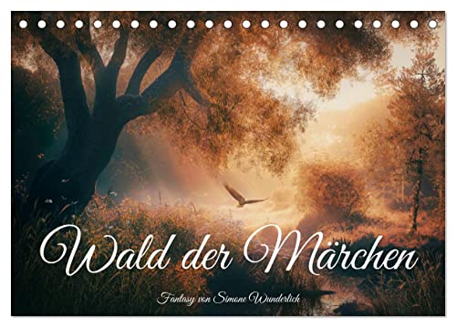 Wald der Märchen (Tischkalender 2025 DIN A5 quer), CALVENDO Monatskalender von CALVENDO