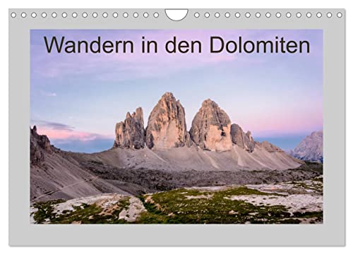 Wandern in den Dolomiten (Wandkalender 2025 DIN A4 quer), CALVENDO Monatskalender von CALVENDO