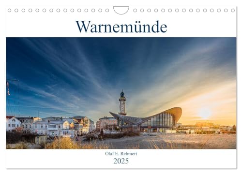 Warnemünde by Olaf Rehmert (Wandkalender 2025 DIN A4 quer), CALVENDO Monatskalender: Warnemünde von seiner schönsten Seite (CALVENDO Orte) von Calvendo