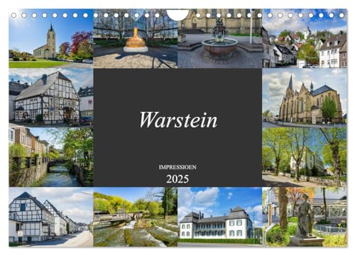 Warstein Impressionen (Wandkalender 2025 DIN A4 quer), CALVENDO Monatskalender von CALVENDO