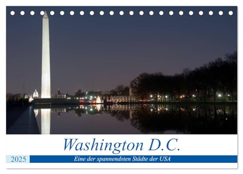 Washington D.C. (Tischkalender 2025 DIN A5 quer), CALVENDO Monatskalender von CALVENDO