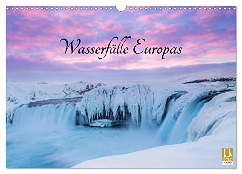 Wasserfälle Europas (Wandkalender 2026 DIN A3 quer), CALVENDO Monatskalender von CALVENDO